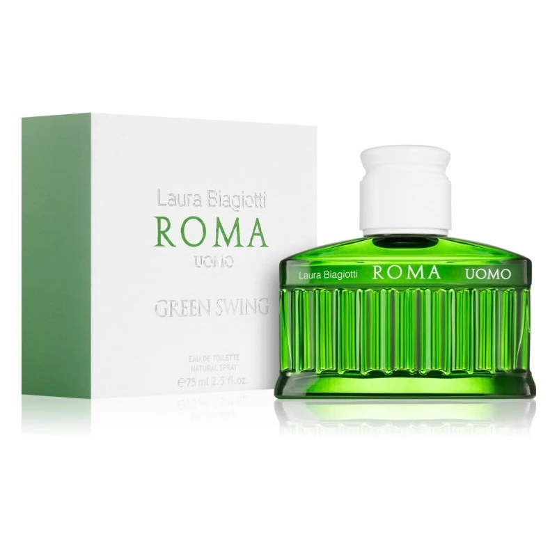 Laura Biagiotti Roma Uomo Green Swing EDT 75ml, Тоалетна вода за Мъже